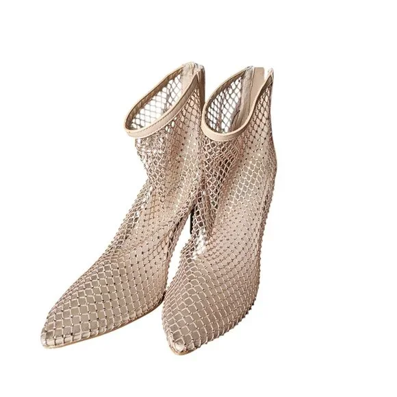 Charles by Charles David Pointed Heel Sparkling Dainty Women's Boots - Picture 1 of 6